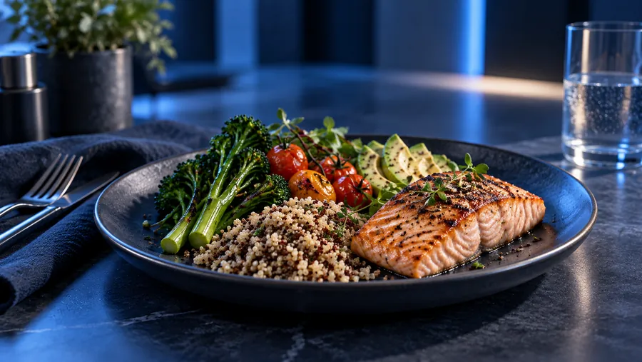 Balanced healthy plate